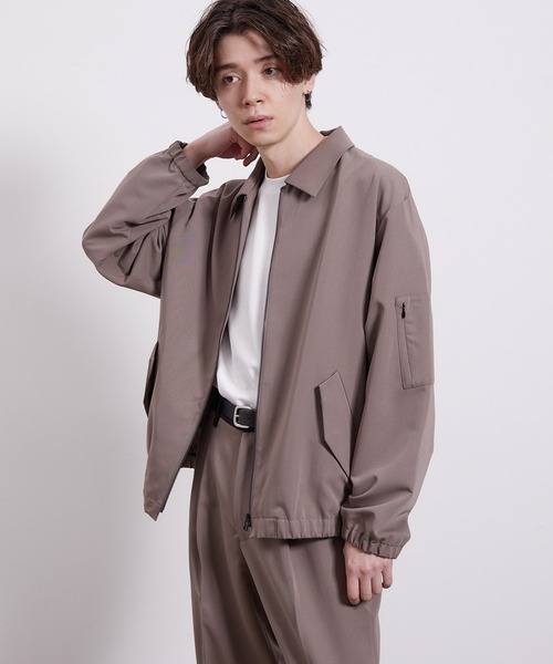 JUNRED（ジュンレッド）の「バイシクルスプリットスリーブブルゾン（ブルゾン・メンズ・ブラック/グリーン/イエロー系その他3/ベージュ・LL/M/L）」の19枚目の写真