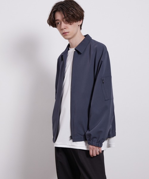 JUNRED（ジュンレッド）の「バイシクルスプリットスリーブブルゾン（ブルゾン・メンズ・ブラック/グリーン/イエロー系その他3/ベージュ・LL/M/L）」の16枚目の写真