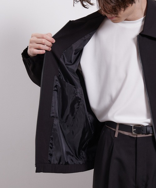 JUNRED（ジュンレッド）の「バイシクルスプリットスリーブブルゾン（ブルゾン・メンズ・ブラック/グリーン/イエロー系その他3/ベージュ・LL/M/L）」の18枚目の写真