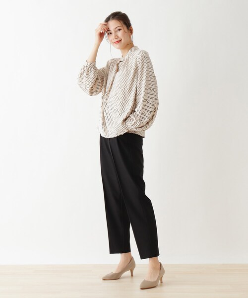 DRESKIP(ドレスキップ)の「◆パール調釦お袖ボリュームブラウス(シャツ/ブラウス・レディース・ダークオレンジ/ブラック系/ベージュ系その他7/ホワイト系3/ブラック・02/04/03)」の12枚目の写真