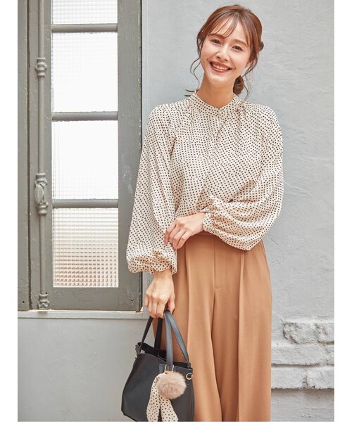 DRESKIP(ドレスキップ)の「◆パール調釦お袖ボリュームブラウス(シャツ/ブラウス・レディース・ダークオレンジ/ブラック系/ベージュ系その他7/ホワイト系3/ブラック・02/04/03)」の18枚目の写真