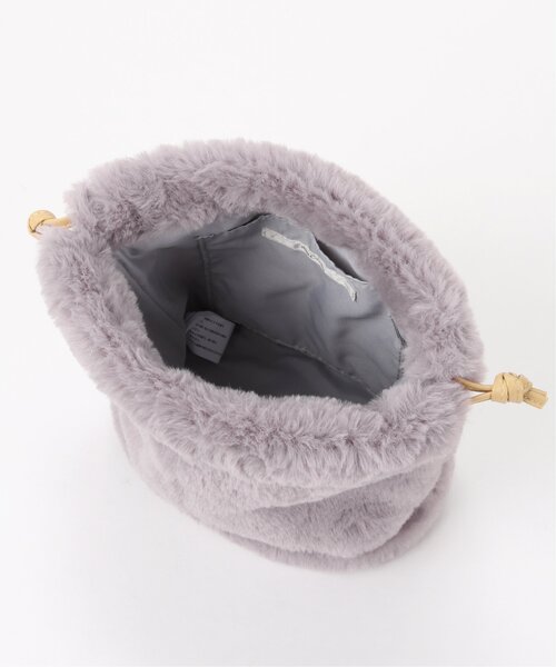 RAY CASSIN（レイカズン）の「ファー巾着×フィッシュネットトート（ショルダーバッグ・レディース・ベージュ/イエロー/キナリ・FREE）」の21枚目の写真