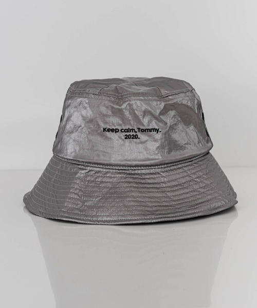 FOLLOWIN（フォロウィン）の「メタルライクバケットハット（ハット・レディース・ブラック/グレー/カーキ/シルバー・ONE SIZE）」の3枚目の写真