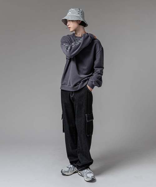 FOLLOWIN（フォロウィン）の「メタルライクバケットハット（ハット・レディース・ブラック/グレー/カーキ/シルバー・ONE SIZE）」の7枚目の写真