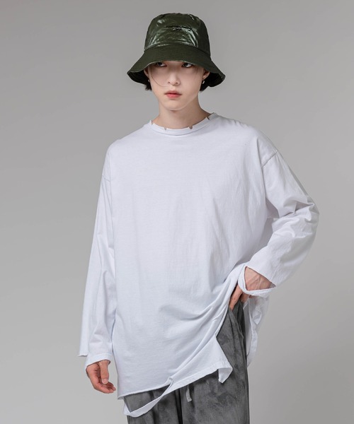 FOLLOWIN（フォロウィン）の「メタルライクバケットハット（ハット・レディース・ブラック/グレー/カーキ/シルバー・ONE SIZE）」の8枚目の写真