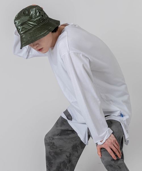 FOLLOWIN（フォロウィン）の「メタルライクバケットハット（ハット・レディース・ブラック/グレー/カーキ/シルバー・ONE SIZE）」の11枚目の写真