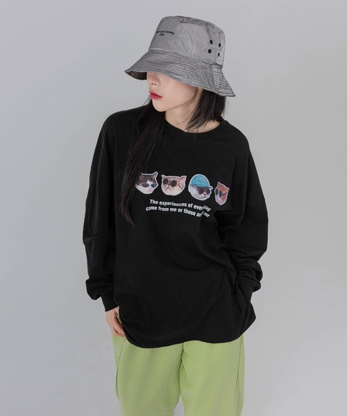 FOLLOWIN（フォロウィン）の「メタルライクバケットハット（ハット・レディース・ブラック/グレー/カーキ/シルバー・ONE SIZE）」の17枚目の写真