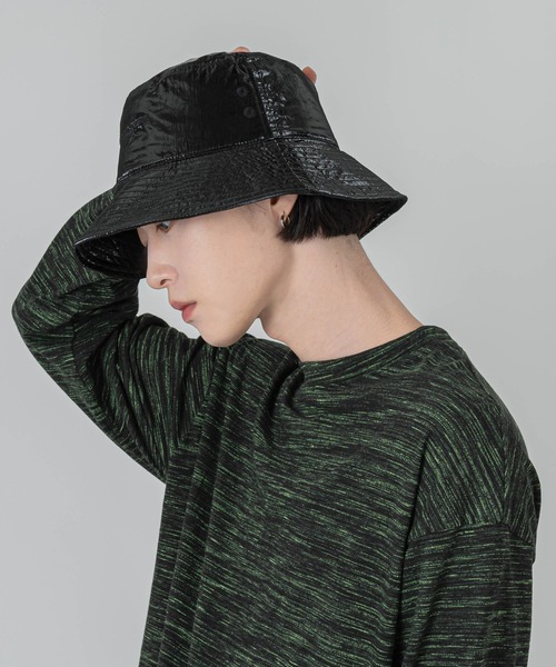 FOLLOWIN（フォロウィン）の「メタルライクバケットハット（ハット・レディース・ブラック/グレー/カーキ/シルバー・ONE SIZE）」の22枚目の写真