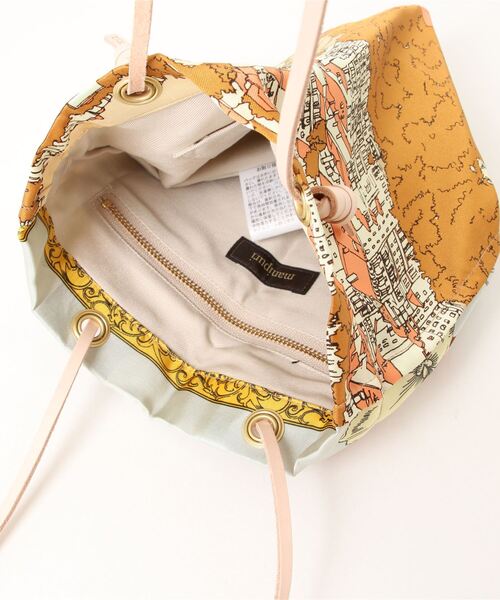 Droite lautreamont(ドロワットロートレアモン)の「≪manipuri≫ルーフトップビュープリントトート(ハンドバッグ・レディース・オレンジ系その他・FREE)」の5枚目の写真