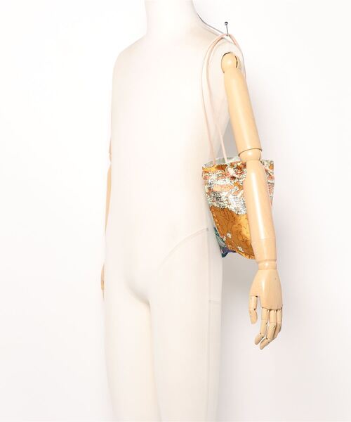 Droite lautreamont(ドロワットロートレアモン)の「≪manipuri≫ルーフトップビュープリントトート(ハンドバッグ・レディース・オレンジ系その他・FREE)」の3枚目の写真