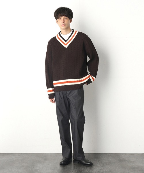 COMME　CA COMMUNE（コムサコミューン）の「デニムライク イージーパンツ（スラックス・メンズ・ブラック・SMALL/MEDIUM/LARGE）」の2枚目の写真