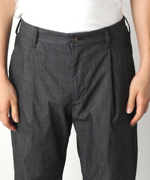 COMME　CA COMMUNE（コムサコミューン）の「デニムライク イージーパンツ（スラックス・メンズ・ブラック・SMALL/MEDIUM/LARGE）」の7枚目の写真
