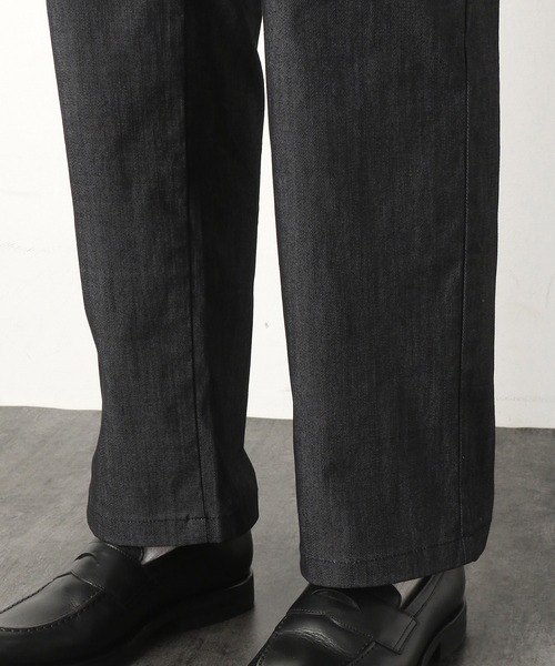 COMME　CA COMMUNE（コムサコミューン）の「デニムライク イージーパンツ（スラックス・メンズ・ブラック・SMALL/MEDIUM/LARGE）」の6枚目の写真