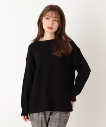 DRESKIP | 毛玉になりにくい前後2WAYクルーニット【藤本美貴さん着用商品】(ニット/セーター)