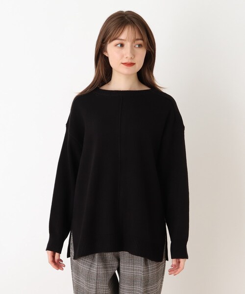 DRESKIP（ドレスキップ）の「◆毛玉になりにくい前後2WAYクルーニット（ニット/セーター・レディース・ブラック/ライトグリーン/ライトベージュ/ブラウン系その他2/パープル系/ピンク系・03/02/04）」の20枚目の写真