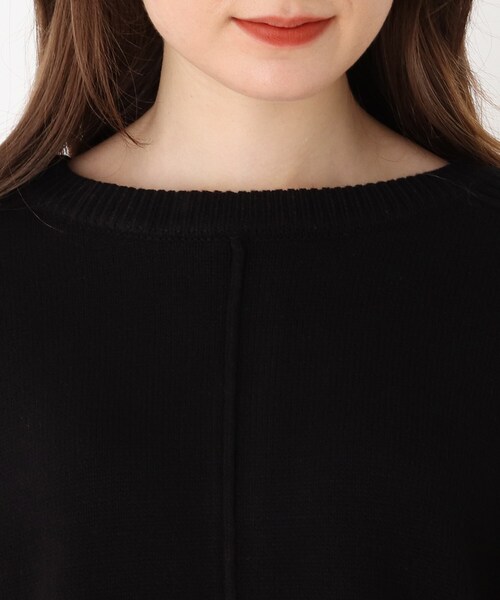 DRESKIP（ドレスキップ）の「◆毛玉になりにくい前後2WAYクルーニット（ニット/セーター・レディース・ブラック/ライトグリーン/ライトベージュ/ブラウン系その他2/パープル系/ピンク系・03/02/04）」の21枚目の写真