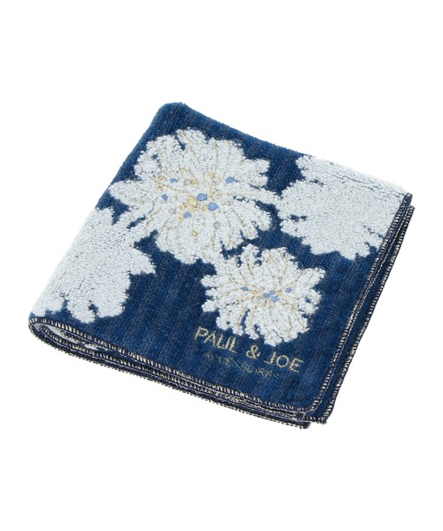 PAUL&JOE（ポールアンドジョー）の「抗菌ハンカチ/S/クリザンテーム/ポール＆ジョー（ハンカチ/ハンドタオル・レディース・ブルー/ピンク/ネイビー・FREE）」の4枚目の写真
