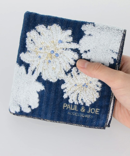 PAUL&JOE（ポールアンドジョー）の「抗菌ハンカチ/S/クリザンテーム/ポール＆ジョー（ハンカチ/ハンドタオル・レディース・ブルー/ピンク/ネイビー・FREE）」の12枚目の写真