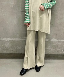 w closet | ポンチ前スリットイージーパンツ(その他パンツ)