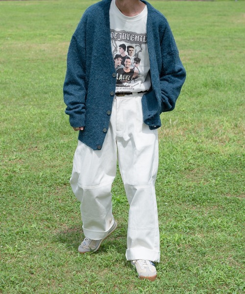 Perushu(ペルーシュ)の「ヴィンテージロックプリントロンT(Tシャツ/カットソー・メンズ・ホワイト/ブラック/パープル/グリーン・MEDIUM/LARGE)」の21枚目の写真