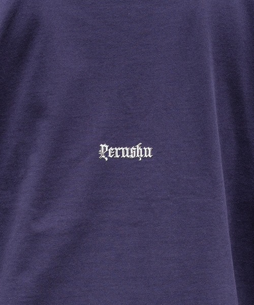 Perushu(ペルーシュ)の「ヴィンテージロックプリントロンT(Tシャツ/カットソー・メンズ・ホワイト/ブラック/パープル/グリーン・MEDIUM/LARGE)」の14枚目の写真