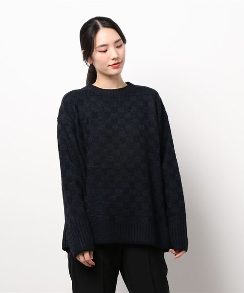 LOWRYS FARM(ローリーズファーム)の「3.5GコウシミックスPOLS 215156(ニット/セーター・レディース・ブラック/ブルー/イエロー・FREE)」の20枚目の写真