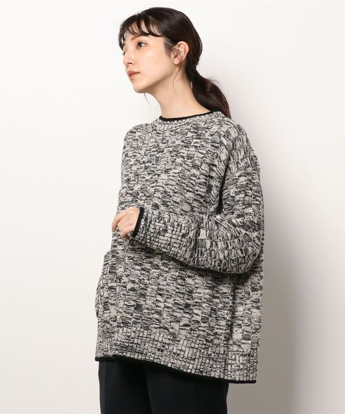 LOWRYS FARM(ローリーズファーム)の「3.5GコウシミックスPOLS 215156(ニット/セーター・レディース・ブラック/ブルー/イエロー・FREE)」の21枚目の写真