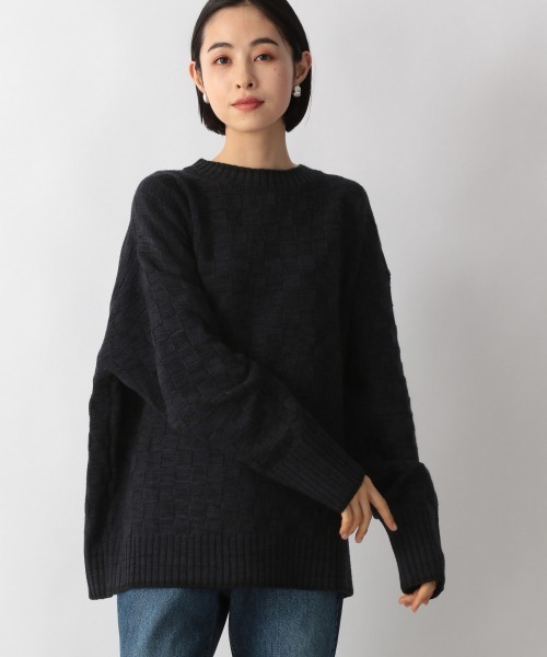 LOWRYS FARM(ローリーズファーム)の「3.5GコウシミックスPOLS 215156(ニット/セーター・レディース・ブラック/ブルー/イエロー・FREE)」の9枚目の写真