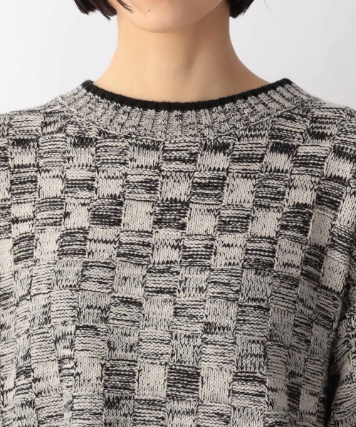 LOWRYS FARM(ローリーズファーム)の「3.5GコウシミックスPOLS 215156(ニット/セーター・レディース・ブラック/ブルー/イエロー・FREE)」の13枚目の写真