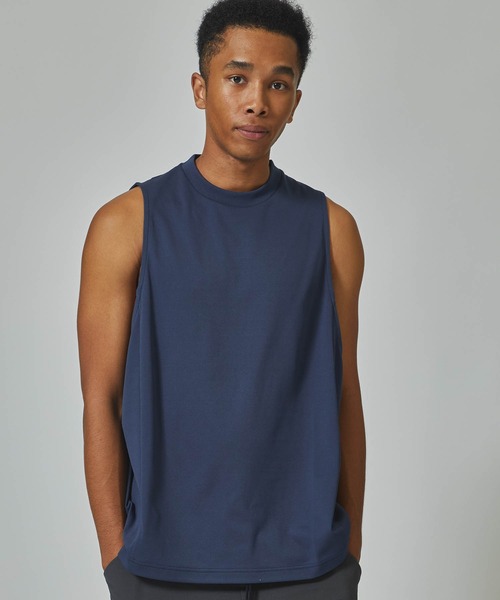 CITY TOKYO（シティトウキョウ）の「ワークアウトマッスルタンク（タンクトップ・メンズ・ブラック/ネイビー/グレー・3/4/2）」の6枚目の写真