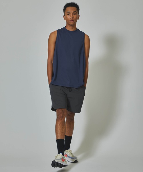 CITY TOKYO（シティトウキョウ）の「ワークアウトマッスルタンク（タンクトップ・メンズ・ブラック/ネイビー/グレー・3/4/2）」の4枚目の写真