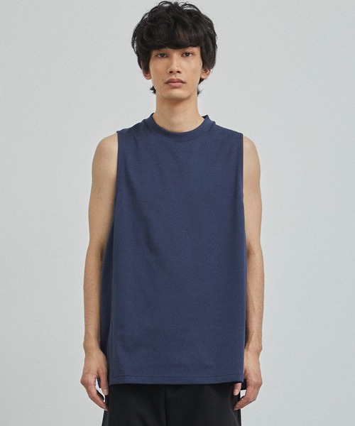 CITY TOKYO（シティトウキョウ）の「ワークアウトマッスルタンク（タンクトップ・メンズ・ブラック/ネイビー/グレー・3/4/2）」の12枚目の写真
