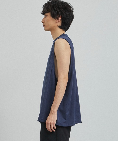 CITY TOKYO（シティトウキョウ）の「ワークアウトマッスルタンク（タンクトップ・メンズ・ブラック/ネイビー/グレー・3/4/2）」の13枚目の写真