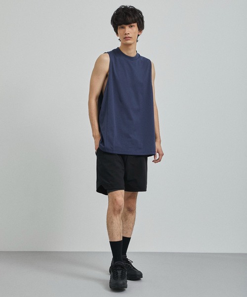 CITY TOKYO（シティトウキョウ）の「ワークアウトマッスルタンク（タンクトップ・メンズ・ブラック/ネイビー/グレー・3/4/2）」の9枚目の写真