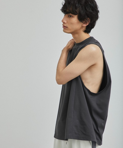 CITY TOKYO（シティトウキョウ）の「ワークアウトマッスルタンク（タンクトップ・メンズ・ブラック/ネイビー/グレー・3/4/2）」の21枚目の写真