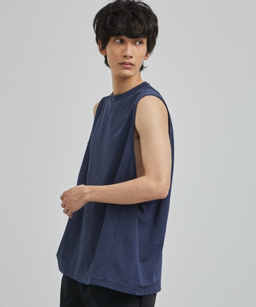 CITY TOKYO（シティトウキョウ）の「ワークアウトマッスルタンク（タンクトップ・メンズ・ブラック/ネイビー/グレー・3/4/2）」の11枚目の写真