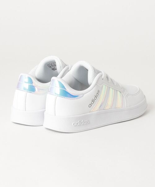 adidas（アディダス）の「ブレイクネット [Breaknet] アディダス（キッズ/子供用）（スニーカー・キッズ・ホワイト×ブルー・23.0cm/22.5cm/23.5cm/24.0cm/17.0cm/22.0cm/18cm/25.0cm/24.5cm/21.0cm/19.0cm/20.0cm）」の9枚目の写真