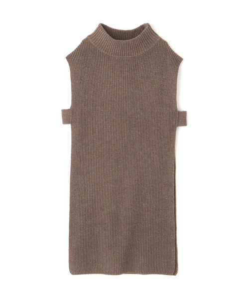 NATURAL BEAUTY BASIC（ナチュラルビューティーベーシック）の「ＢＲｉＣＯ畦チュニックベスト（ベスト・レディース・グレー/ベージュ/ブルー・MEDIUM）」の11枚目の写真