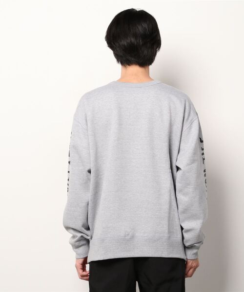 WP（ダブリューピー）の「WP / ダブリューピー：DEEP AND HYBRID CREWNECK SWEAT：WP06-T117[WAX]（スウェット・メンズ・ブラック×ホワイト/グレー系・XL/XXL）」の5枚目の写真