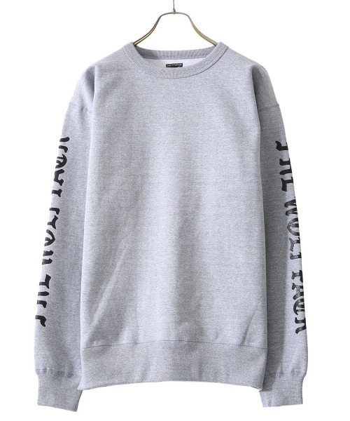 WP（ダブリューピー）の「WP / ダブリューピー：DEEP AND HYBRID CREWNECK SWEAT：WP06-T117[WAX]（スウェット・メンズ・ブラック×ホワイト/グレー系・XL/XXL）」の13枚目の写真