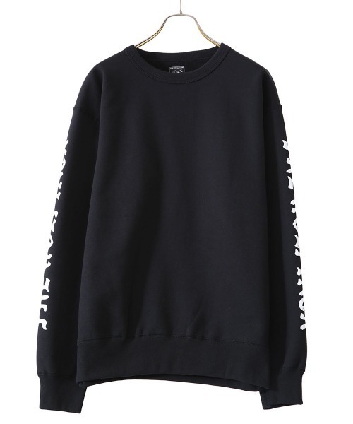 WP（ダブリューピー）の「WP / ダブリューピー：DEEP AND HYBRID CREWNECK SWEAT：WP06-T117[WAX]（スウェット・メンズ・ブラック×ホワイト/グレー系・XL/XXL）」の9枚目の写真