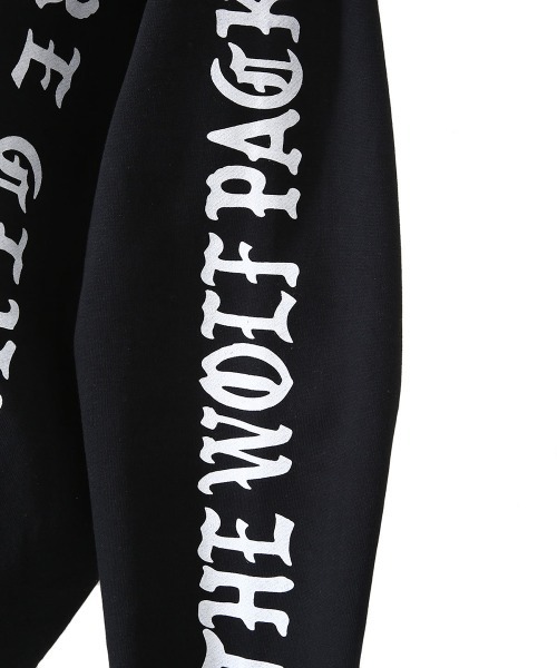 WP（ダブリューピー）の「WP / ダブリューピー：DEEP AND HYBRID CREWNECK SWEAT：WP06-T117[WAX]（スウェット・メンズ・ブラック×ホワイト/グレー系・XL/XXL）」の7枚目の写真