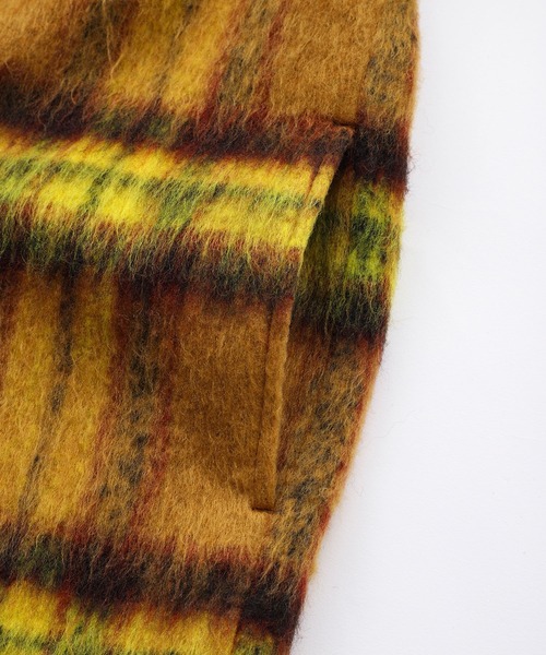 X-girl（エックスガール）の「SHAGGY BIG SHIRT（その他アウター・レディース・ライトパープル/イエロー・S/M）」の14枚目の写真