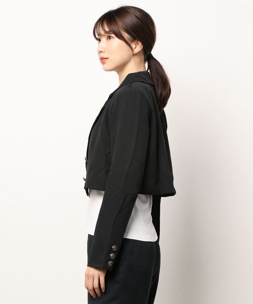 ANDGEEBEE(アンジービー)の「ダブルボタンジャケット(テーラードジャケット・レディース・ブラック/チェック・MEDIUM)」の17枚目の写真