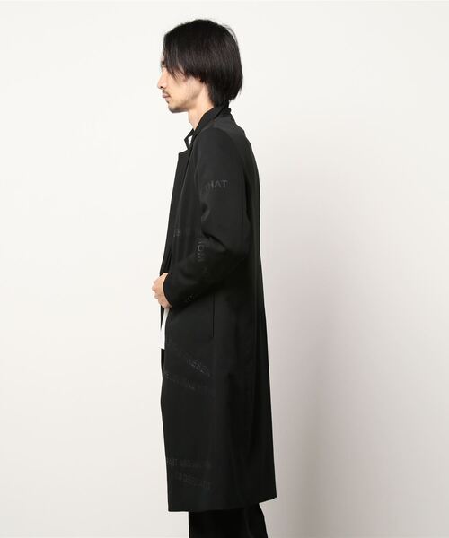 SHELLAC(シェラック)の「シェラック/SHELLAC プリントロングジャケット(テーラードジャケット・メンズ・ブラック・MEDIUM/LARGE)」の2枚目の写真