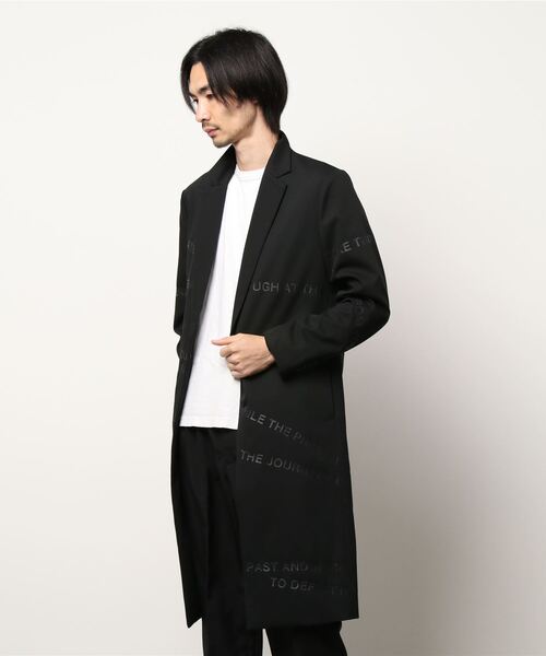 SHELLAC(シェラック)の「シェラック/SHELLAC プリントロングジャケット(テーラードジャケット・メンズ・ブラック・MEDIUM/LARGE)」の5枚目の写真