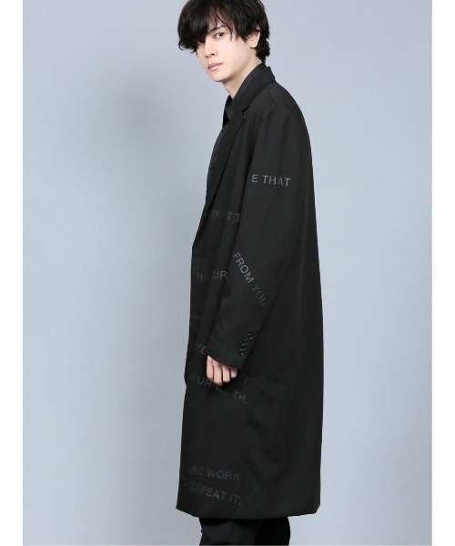 SHELLAC(シェラック)の「シェラック/SHELLAC プリントロングジャケット(テーラードジャケット・メンズ・ブラック・MEDIUM/LARGE)」の10枚目の写真