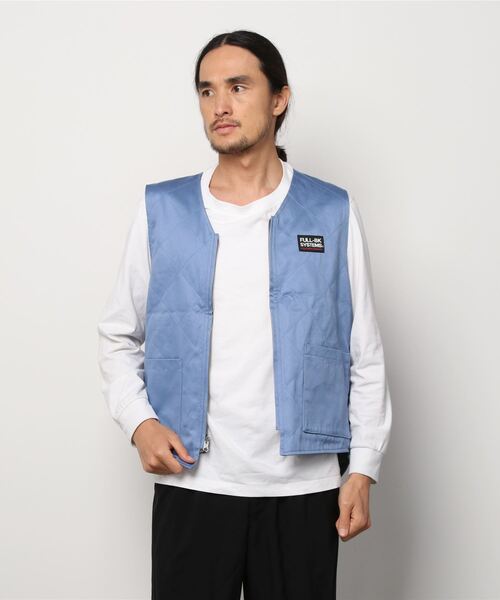 FULL-BK(フルビーケー)の「REVERSIBLE VEST(ベスト・メンズ・ライトブルー/ブラック・MEDIUM/LARGE/X-LARGE)」の5枚目の写真