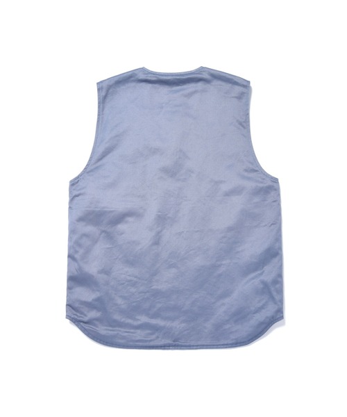 FULL-BK(フルビーケー)の「REVERSIBLE VEST(ベスト・メンズ・ライトブルー/ブラック・MEDIUM/LARGE/X-LARGE)」の7枚目の写真