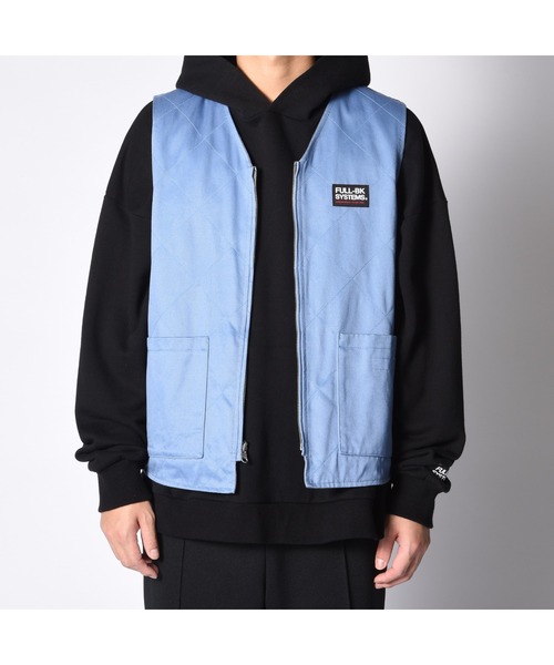 FULL-BK(フルビーケー)の「REVERSIBLE VEST(ベスト・メンズ・ライトブルー/ブラック・MEDIUM/LARGE/X-LARGE)」の10枚目の写真